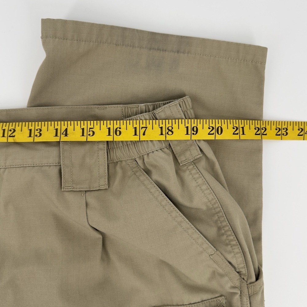 5.11 Tactical Cargo Pants Mens 40x30 Khaki Ripstop Utility Workwear Gorpcore - Picture 6 of 14
